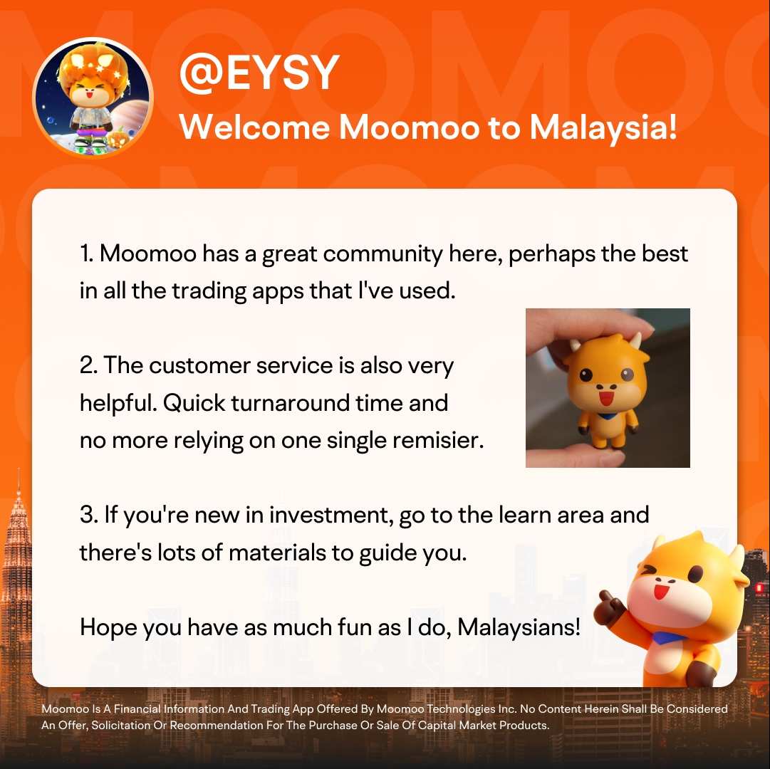 来自 mooers 的温馨提示:再次拥抱马来西亚朋友!