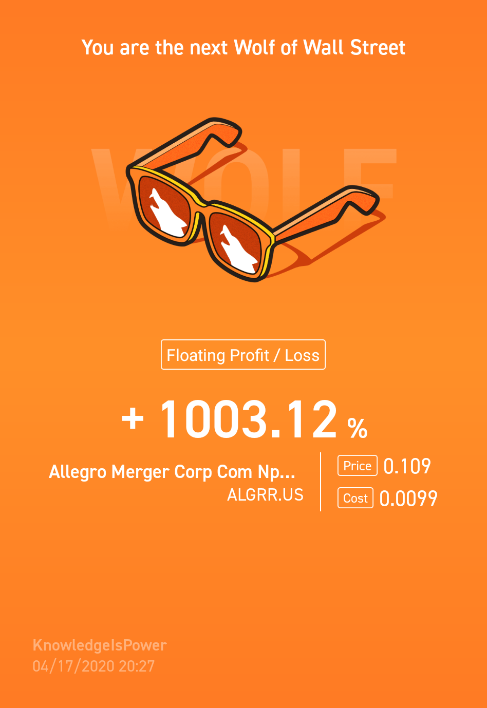 $Allegro Merger Corp Com Npv (S/R 31/12/2023) (ALGRR.US)$