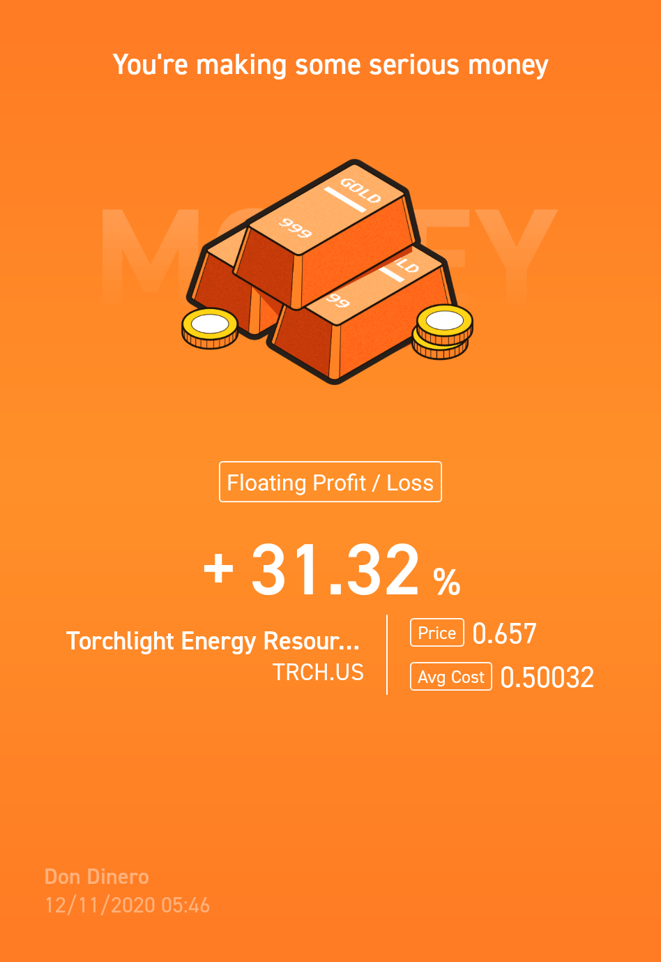 $Torchlight Energy Resources Inc (TRCH.US)$  to the rescue 🐂