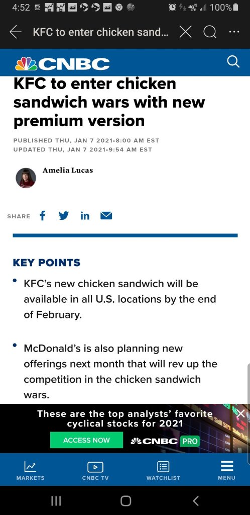 KFC Should Never Have Lost Their Lead