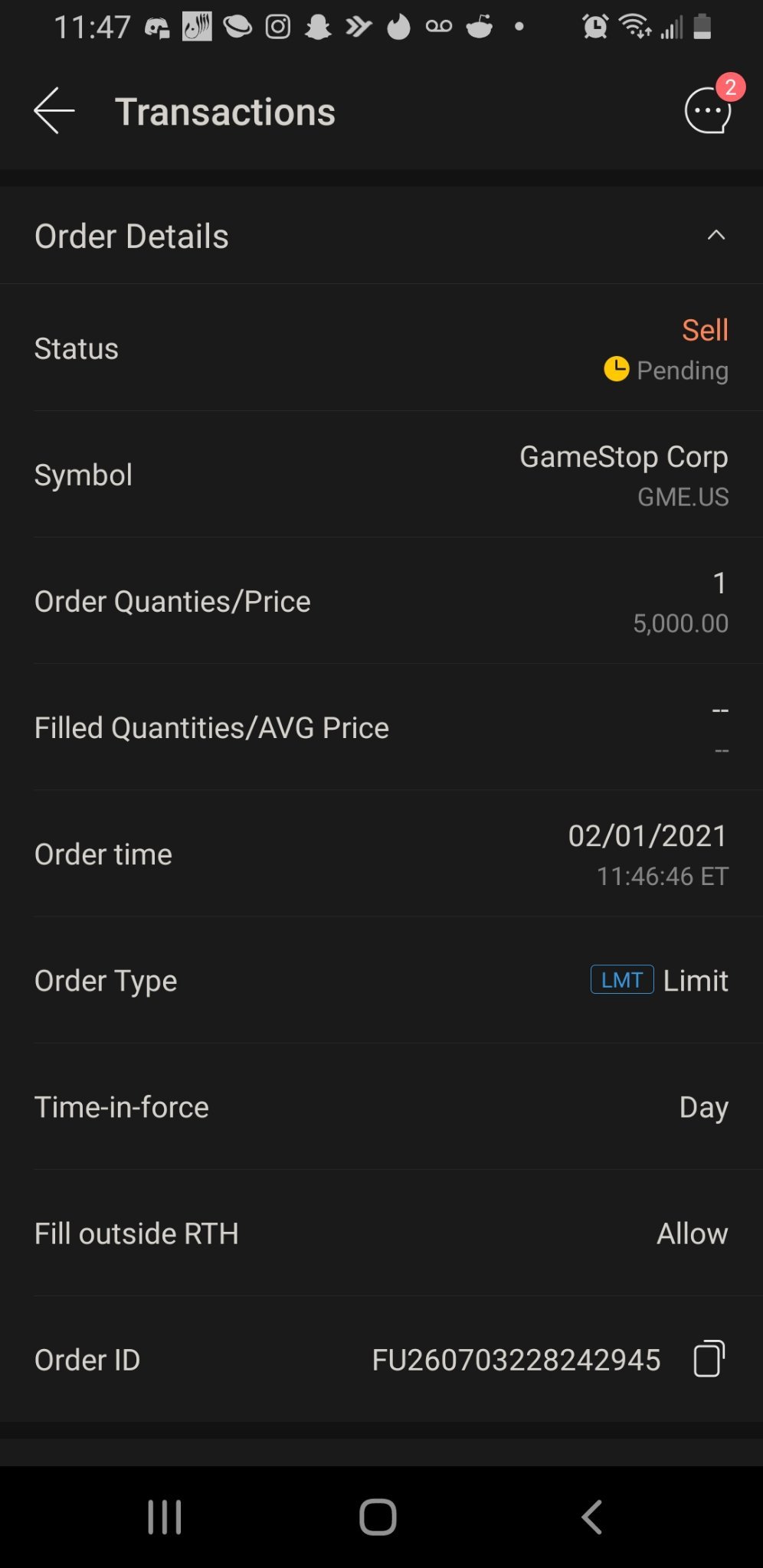 $GameStop (GME.US)$ FUCK YOU WALLSTREET YOURE NOT GETTING MY ONLY SHARE FOR ANY LESS THAN $5,000 !