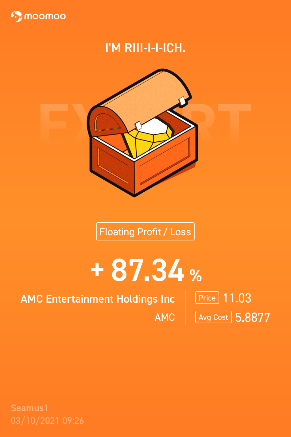 $AMC院線 (AMC.US)$是啊寶貝