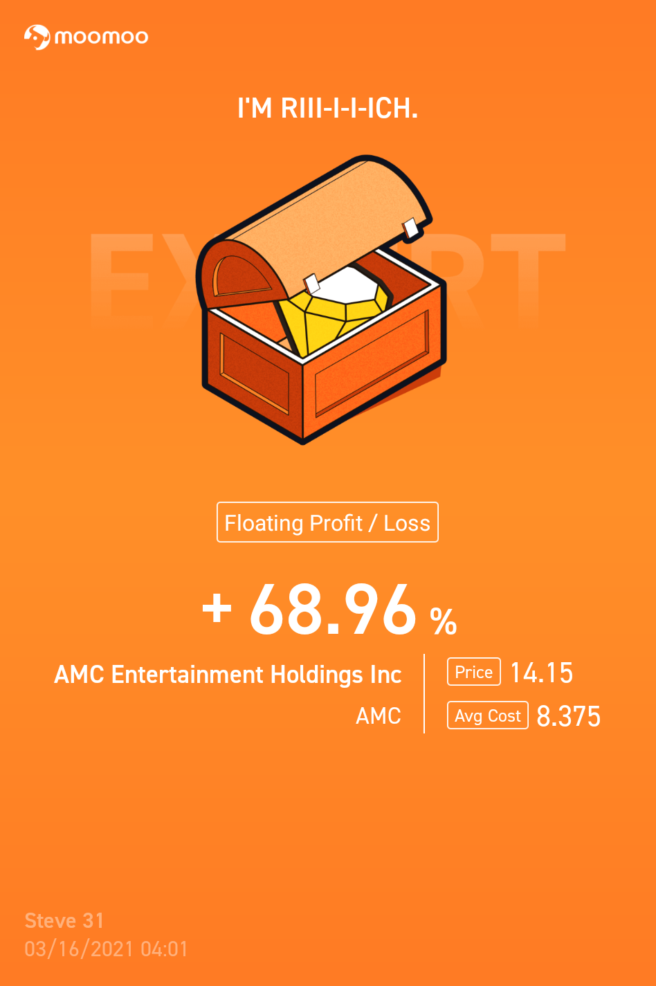 $AMC院線 (AMC.US)$ 期待很快達到200%