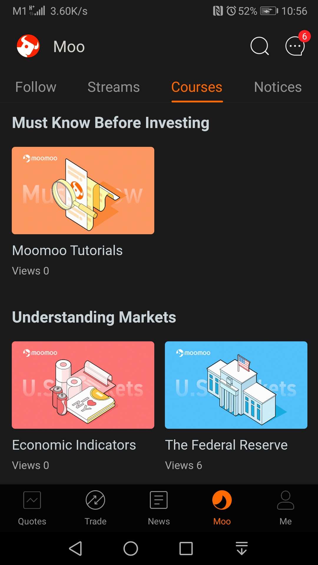 你好，我使用安卓版本使用这个moomoo交易平台好几个星期了，我非常感谢有机会使用它，因为每当你交易时收取的费用都非常低...  因此，在尝试了这个平台之后，我发现这个教程非常有用...   ✨ 新MooMOO用户的基本基本信息和分步指南。  ✨ 登录 MooMoo 应用程序后，前往 “我” 选项卡，旁边有一个图标可以...