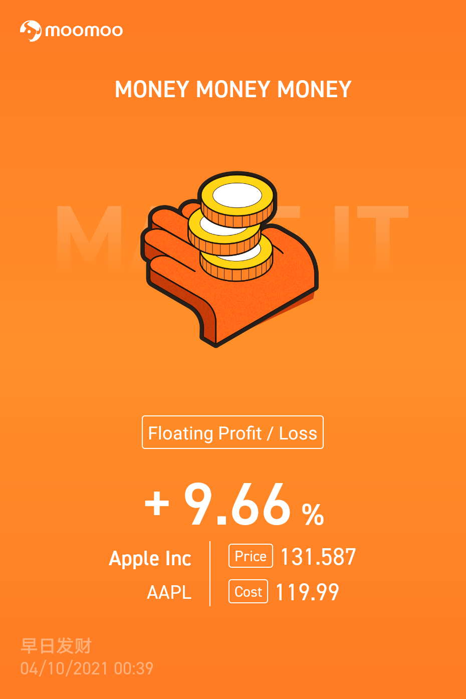 $蘋果 (AAPL.US)$ 免費股票領先！