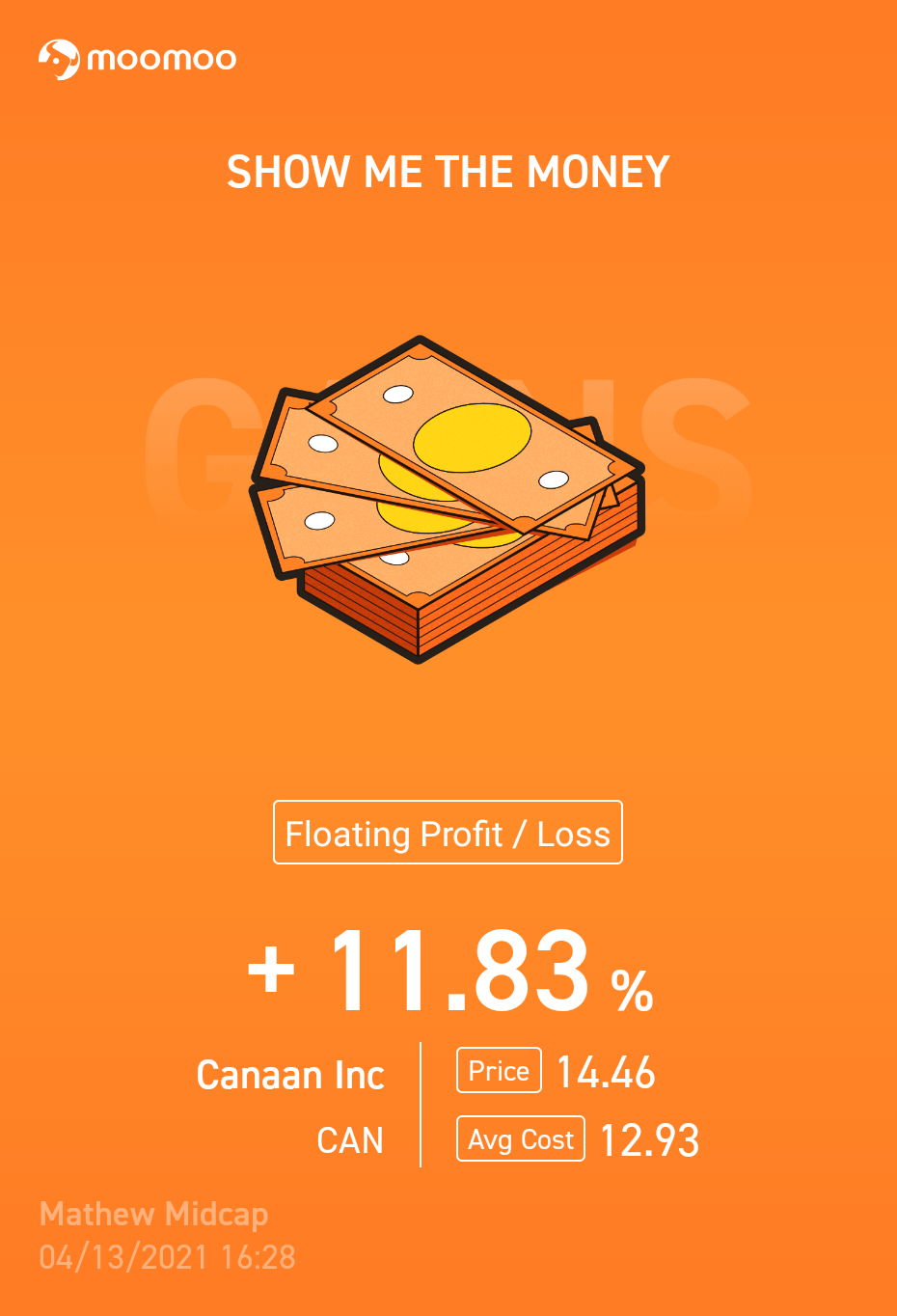 $Canaan (CAN.US)$ let's go