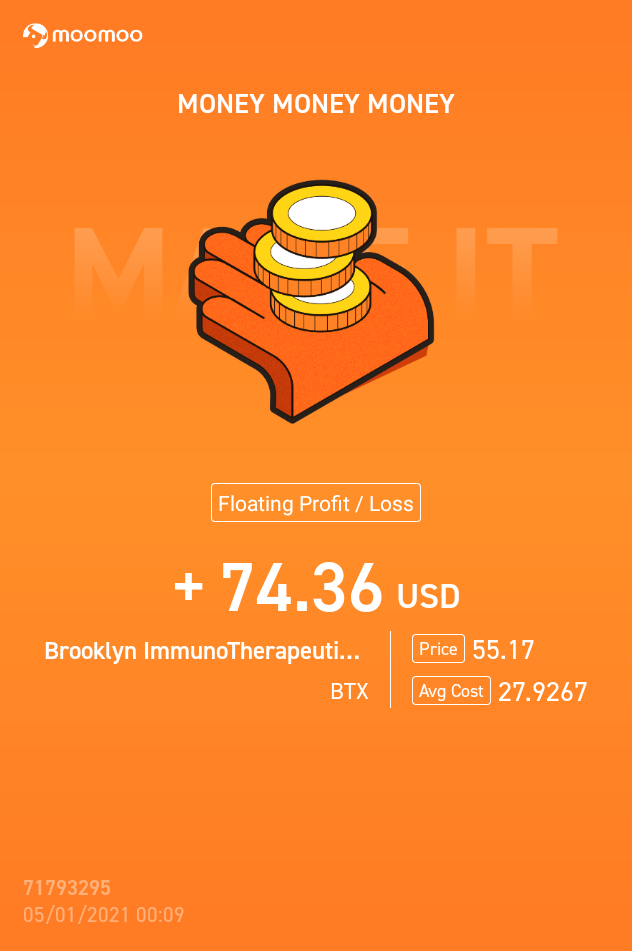 $Brooklyn ImmunoTherapeutics (BTX.US)$