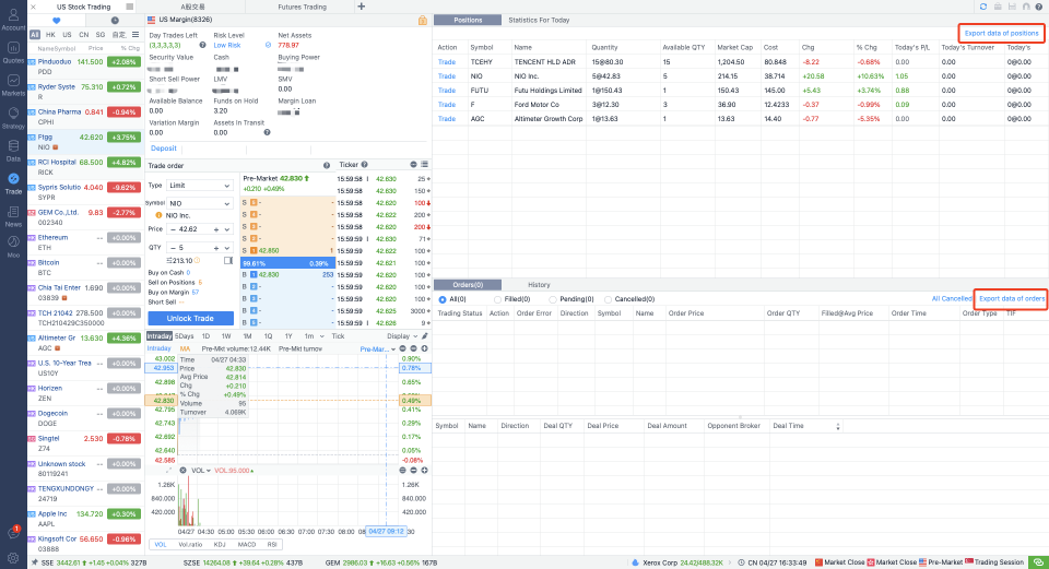 MAC 11.5 アップデートの Lv2 Long-Short Distribution Chart の新機能