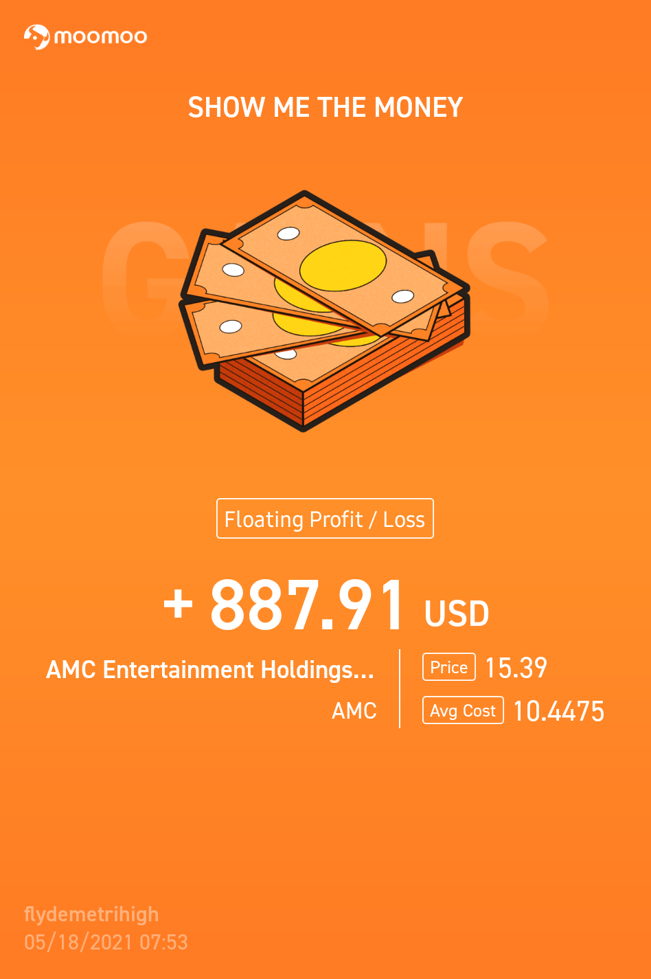 $AMC院線 (AMC.US)$ 已經在 AMC 了幾個月，讓我們保持男孩和女孩們的線條！