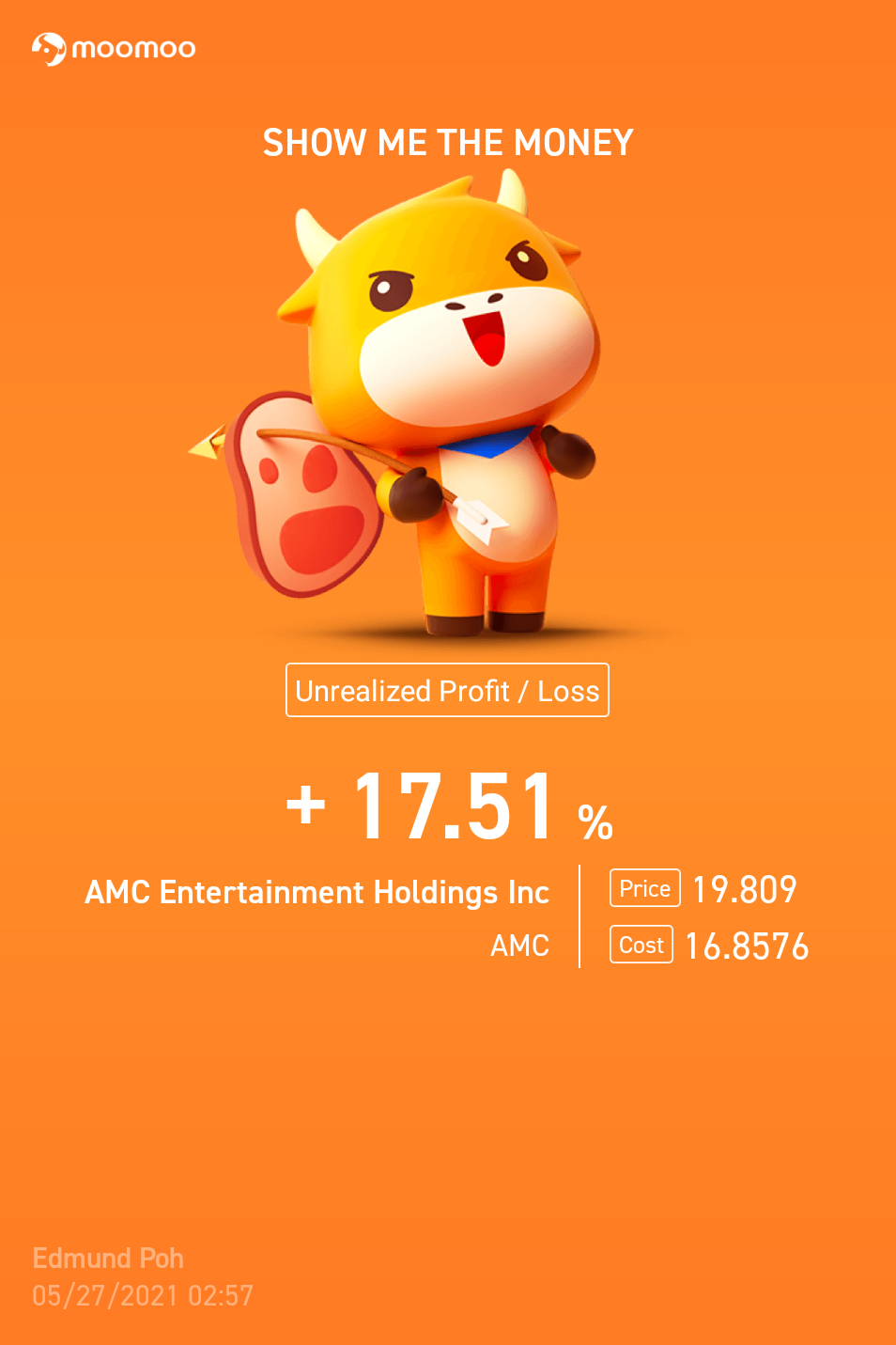 $AMCエンターテインメント クラスA (AMC.US)$