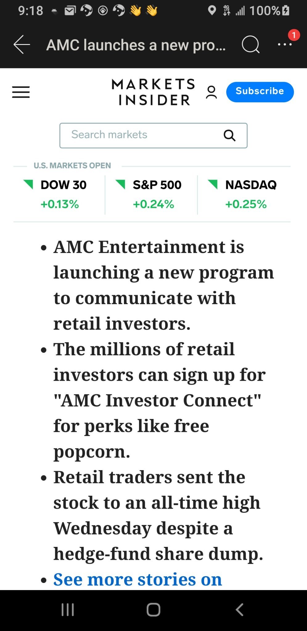 $AMCエンターテインメント クラスA (AMC.US)$