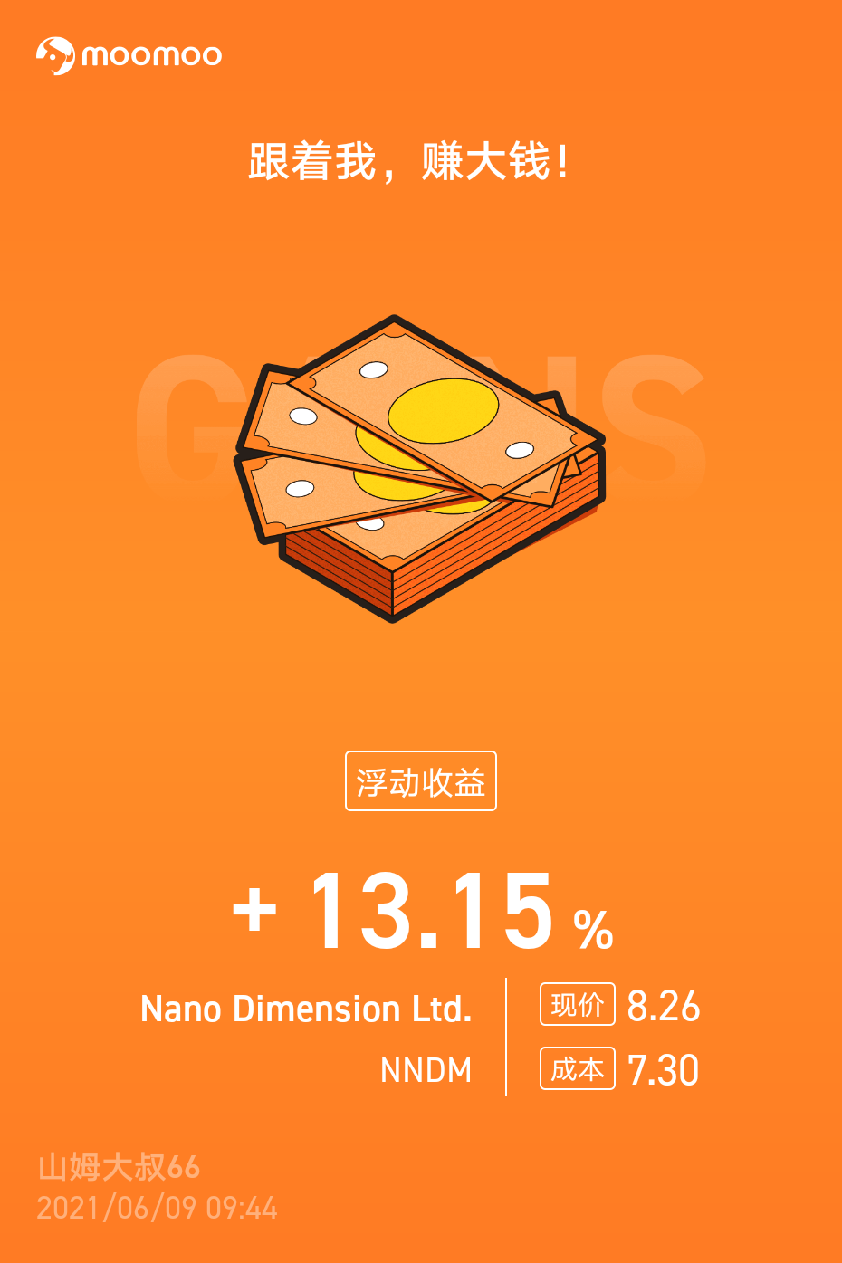 $Nano Dimension (NNDM.US)$ 保持上升勢頭，下個阻力線9.5附近