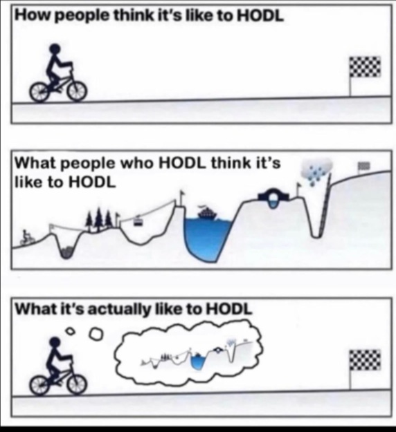 HODL..60, 70 140... all are steps to the Moon!