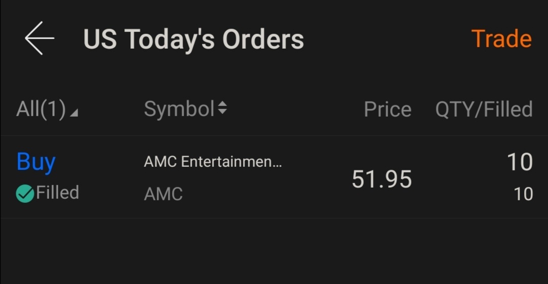 $AMC Entertainment (AMC.US)$ just bought more to support! its going to fly tonight lmao