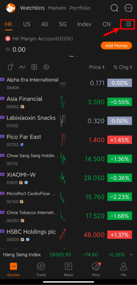 User Guide: How to manage a watchlist group？