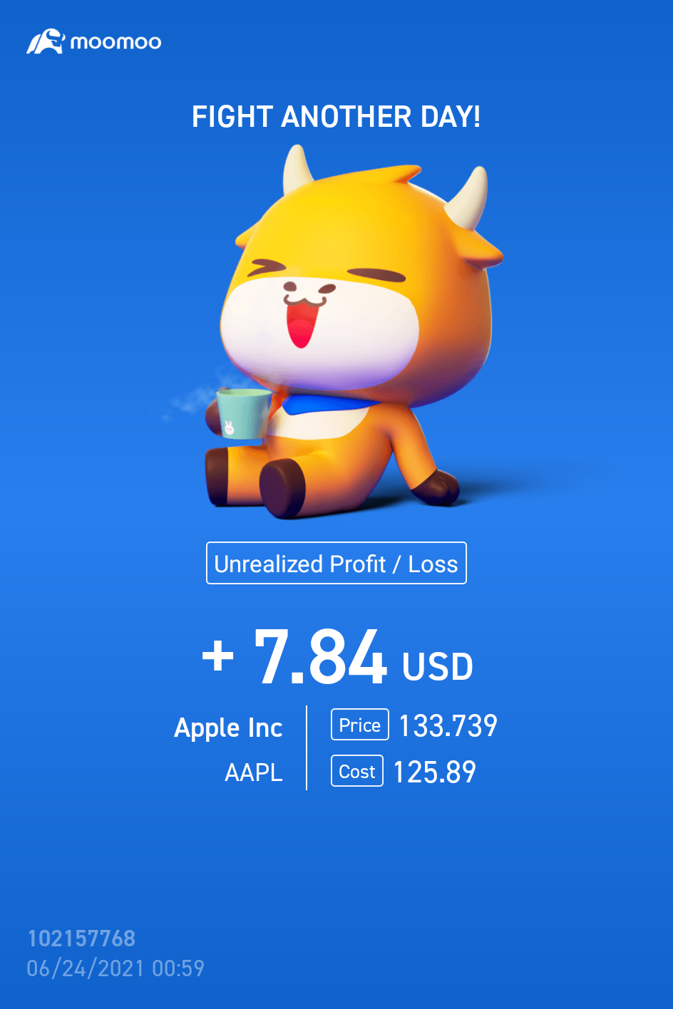 $アップル (AAPL.US)$遅くて安定している