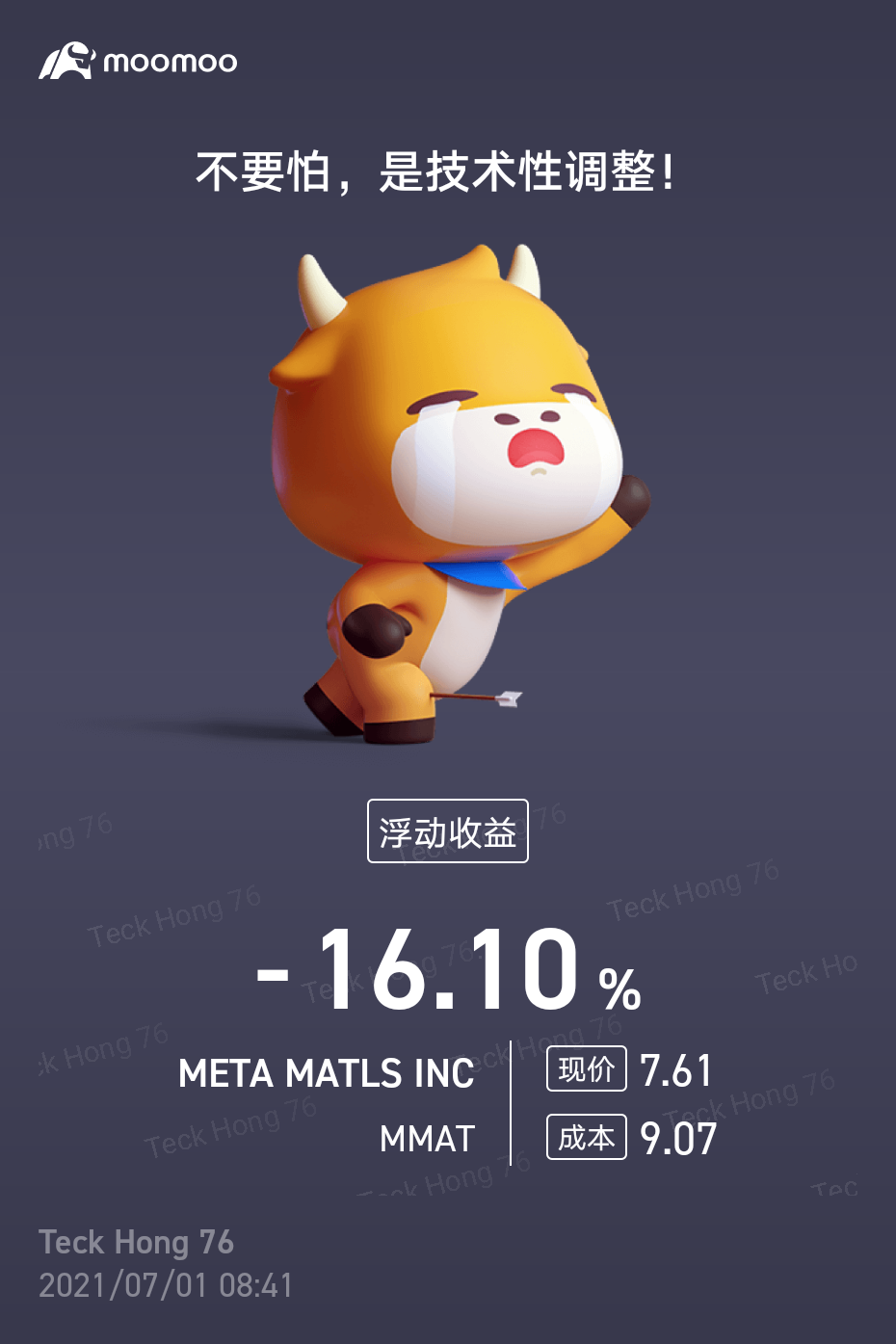 $Meta Materials (MMAT.US)$ 加油！！💪