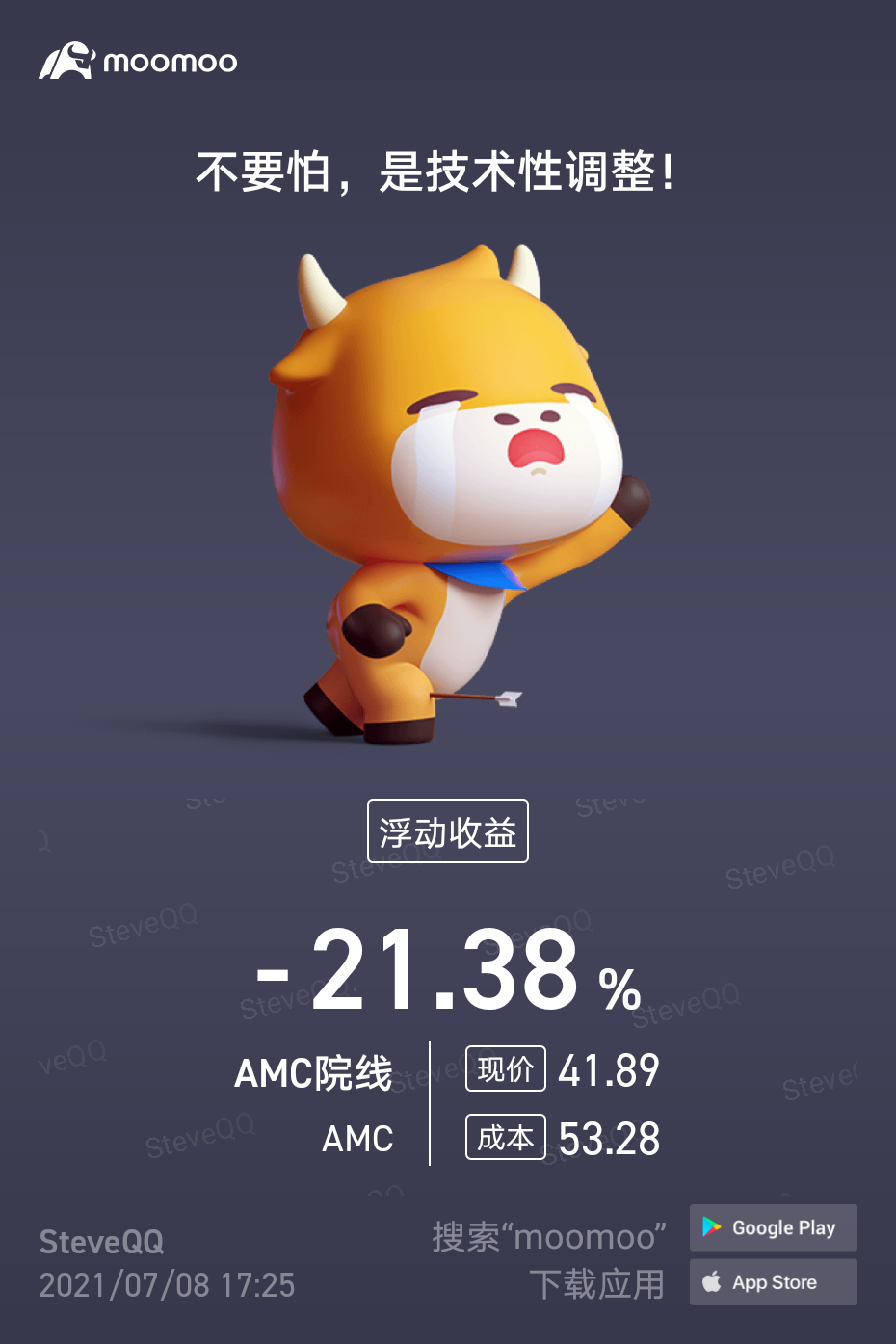 $AMC院线 (AMC.US)$ KEEP HOLDING，玩得起输得起 😎