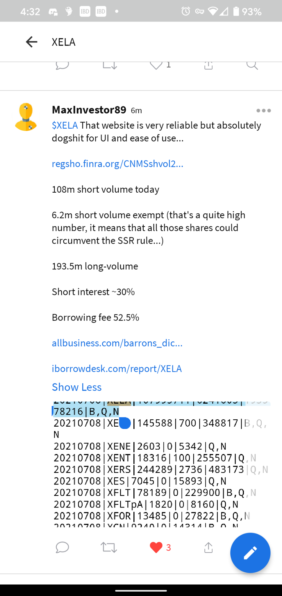 $Exela Technologies (XELA.US)$ https://iborrowdesk.com/report/XELA