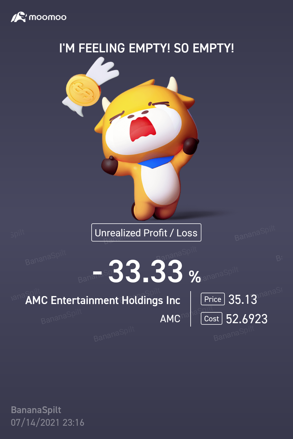 $AMC Entertainment (AMC.US)$ STILL HODLING!