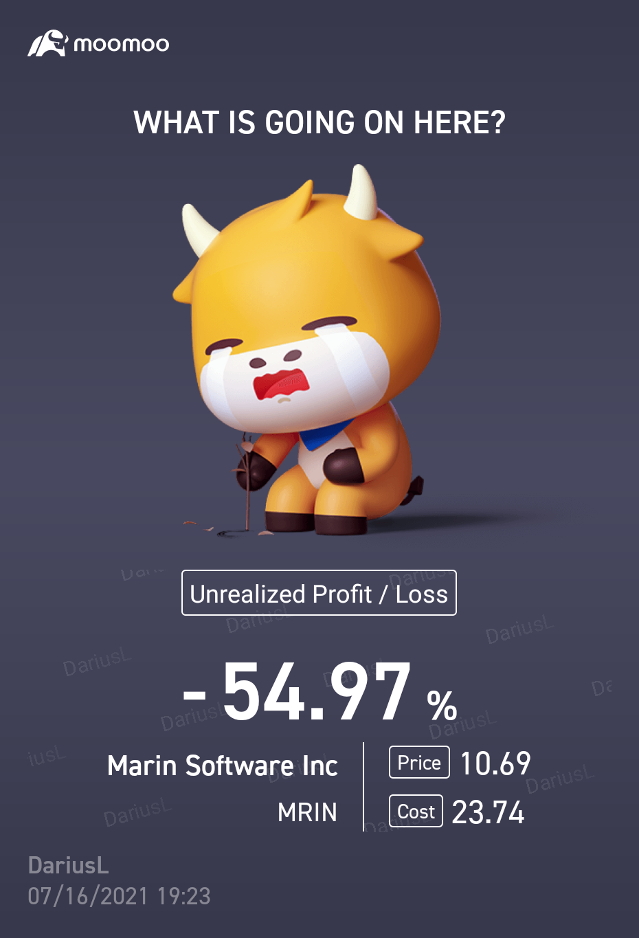 $Marin Software (MRIN.US)$ still hodl