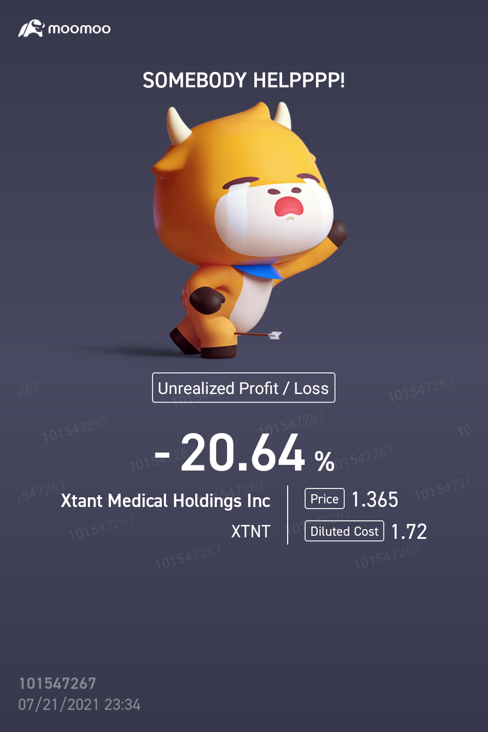 $Xtant Medical (XTNT.US)$唉...沒想到會跌這麼多。>.<