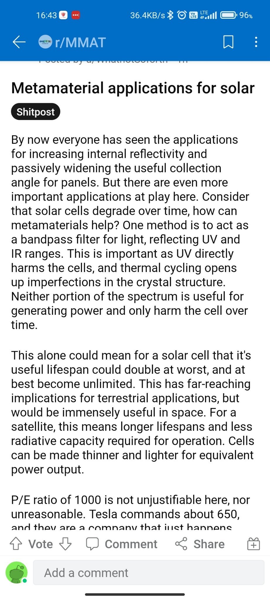 $Meta Materials (MMAT.US)$ https://www.reddit.com/r/MMAT/comments/opx68t/metamaterial_applications_for_solar/?utm_medium=android_app&utm_source=share