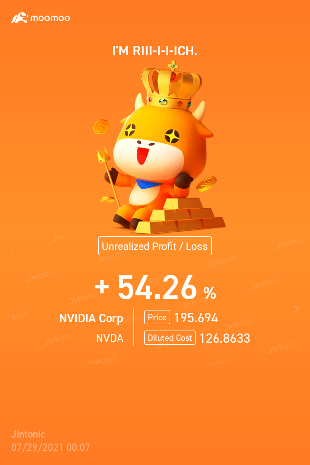 $英伟达 (NVDA.US)$ 🐵