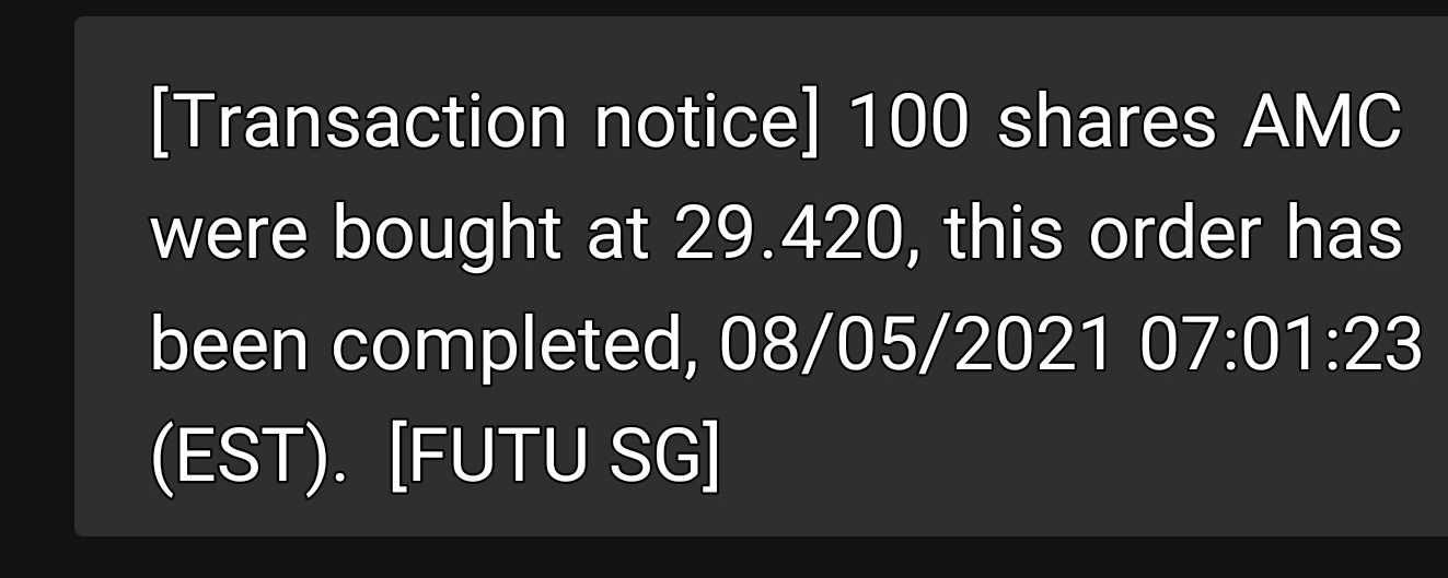 $AMC院线 (AMC.US)$ 买入了另外100股