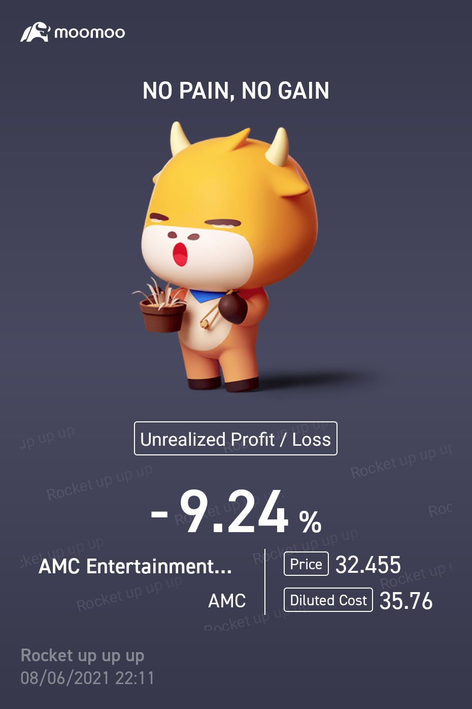 $AMC Entertainment (AMC.US)$ so sad