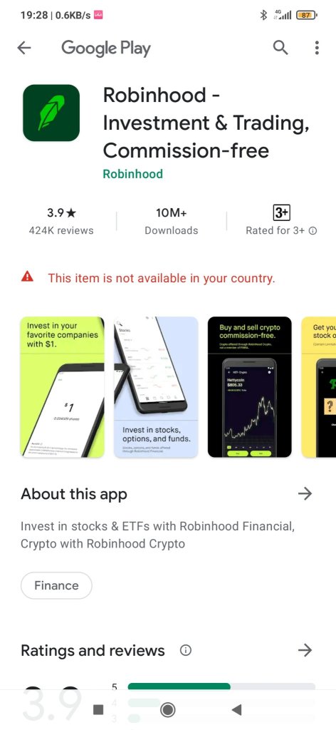 No free stock