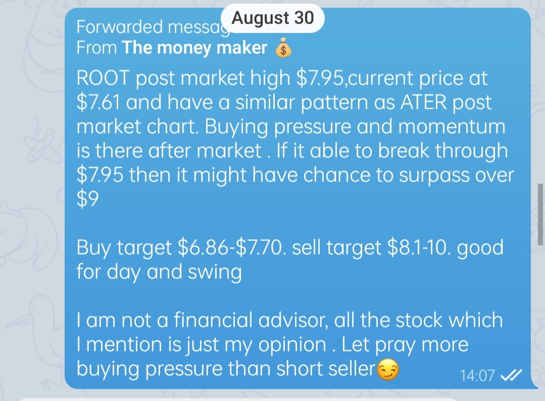 $Root Inc (ROOT.US)$ 取得技術面分析以便預先市場待命 😏