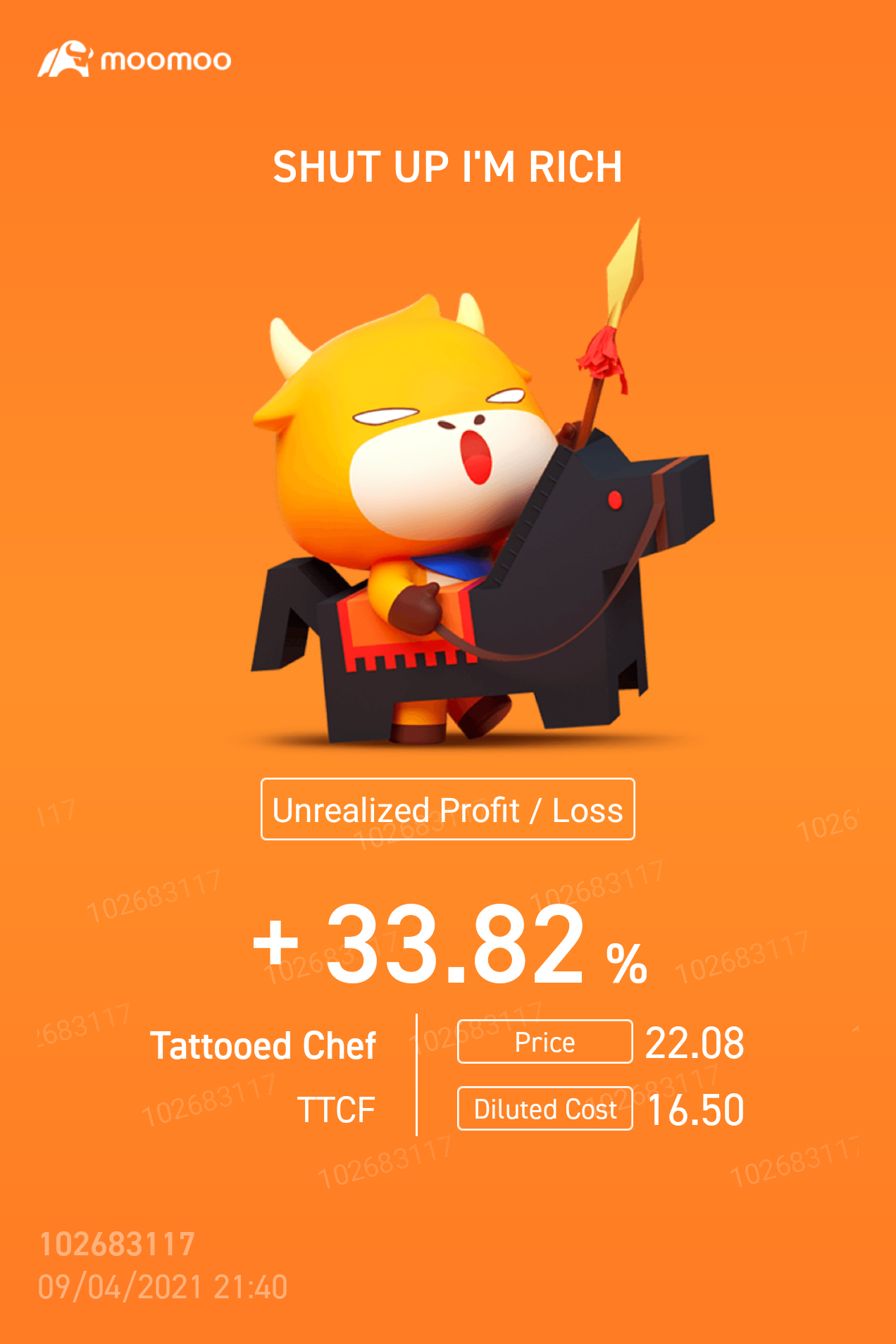 $Tattooed Chef (TTCF.US)$