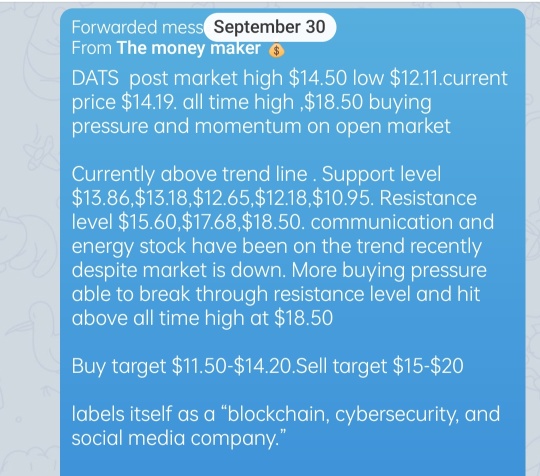 Technical analysis and prediction