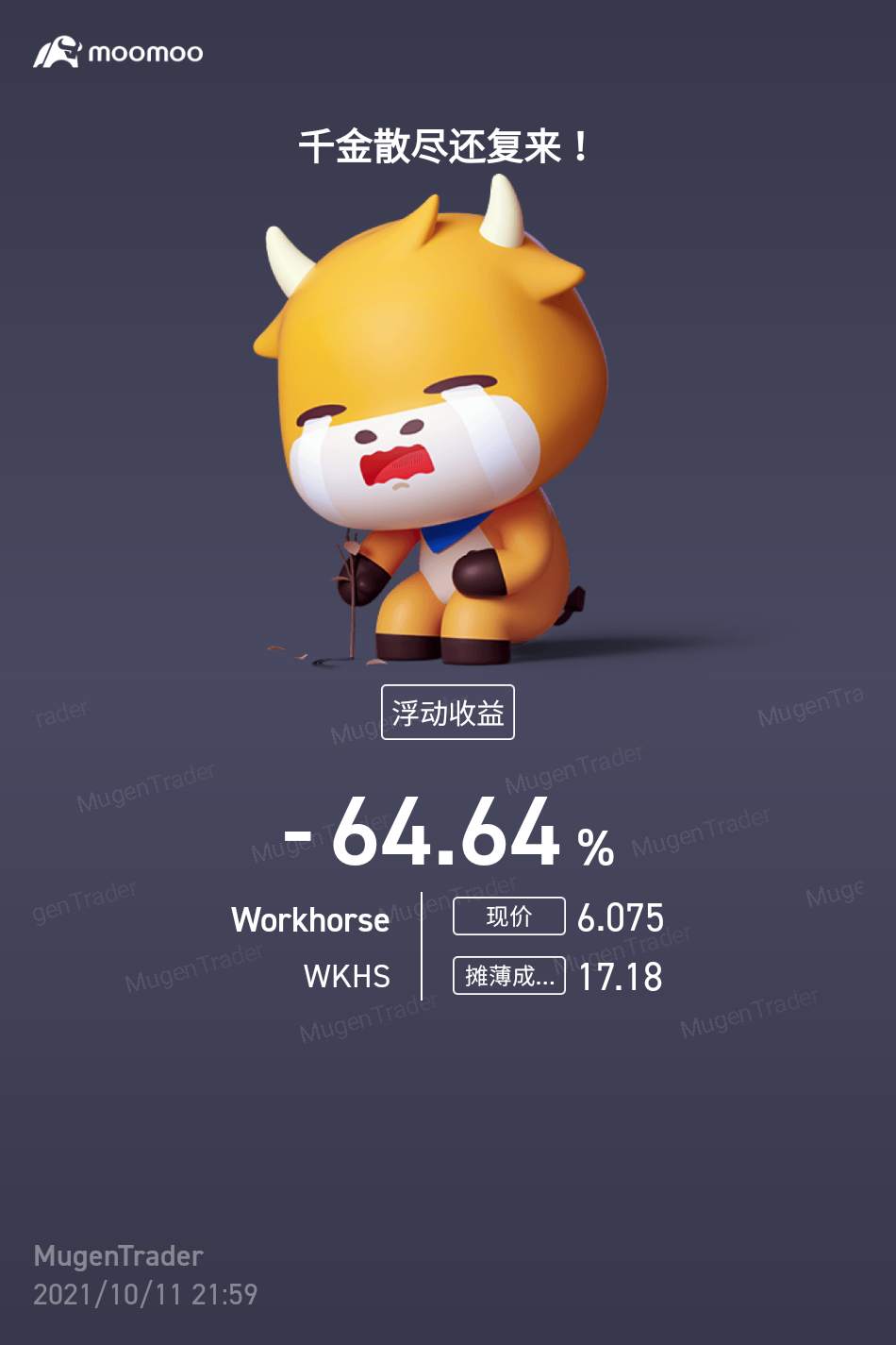 $Workhorse (WKHS.US)$[流泪][流泪] 怎么