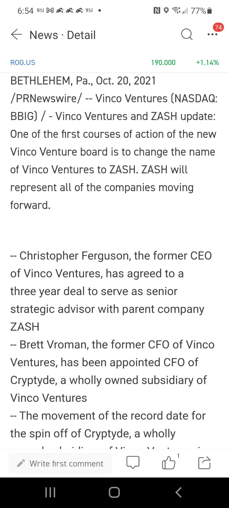 $Vinco Ventures (BBIG.US)$