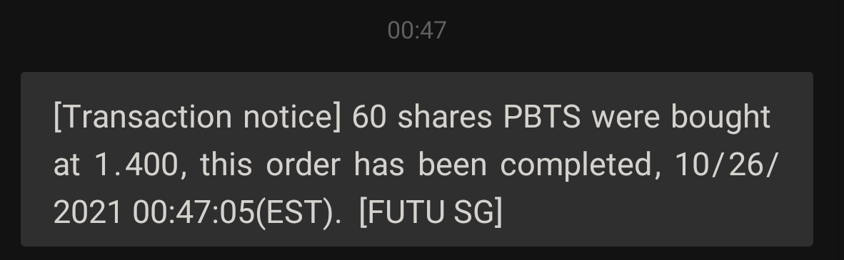 $宏桥高科 (PBTS.US)$ 买入另外60股 💪🏻💪🏻