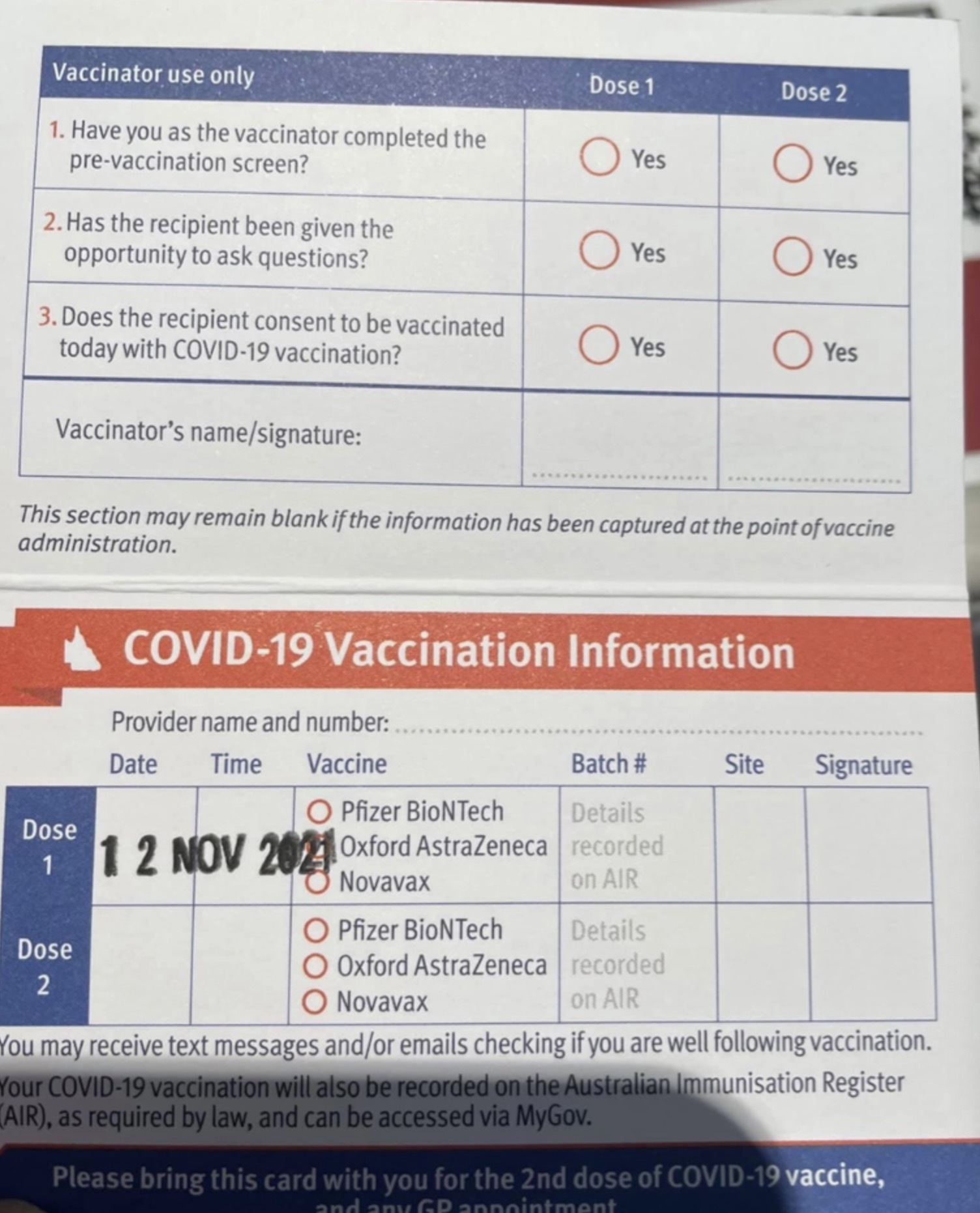 $Novavax (NVAX.US)$ The Australian vaccine card already has NVAX, replacing MRNA!