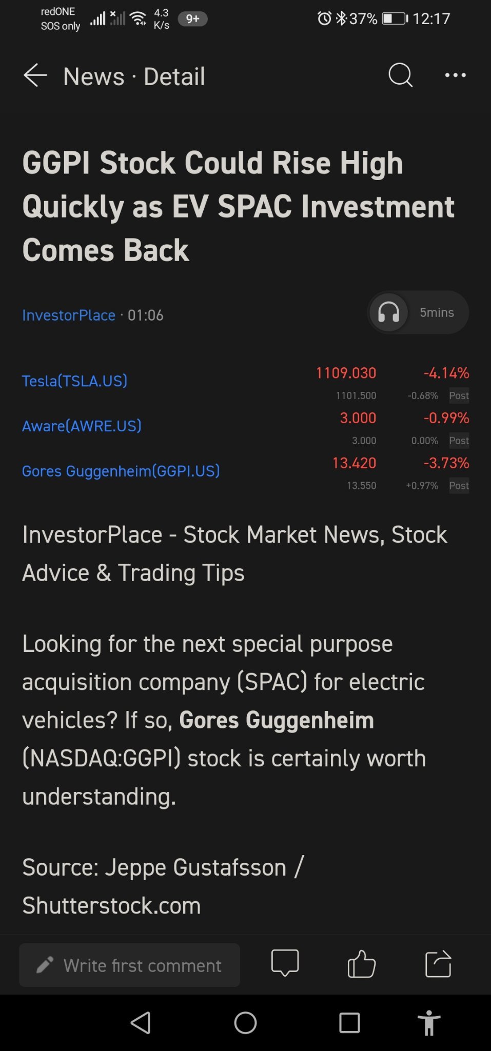 $Gores Guggenheim (GGPI.US)$ 到月球！