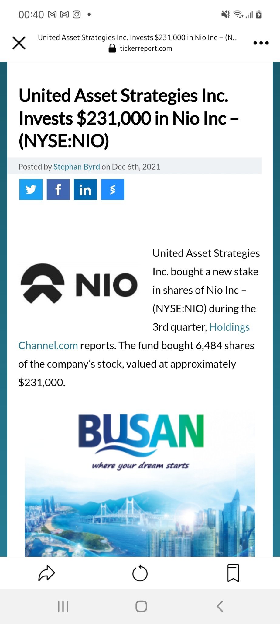 $ニオ (NIO.US)$ 大きな機関投資家が買っているとき、今買うことができるか、損失を切るべきかと尋ね続けました。