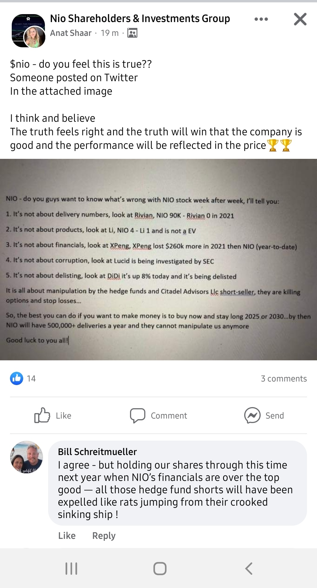 $蔚來 (NIO.US)$ 我們都知道操縱。但為什麼是 NIO？🤣