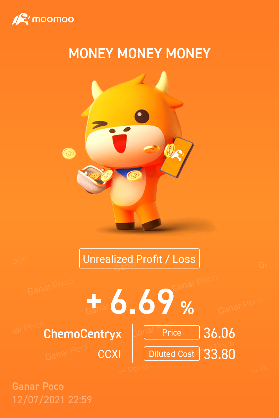 $ChemoCentryx (CCXI.US)$  40 岁等着你