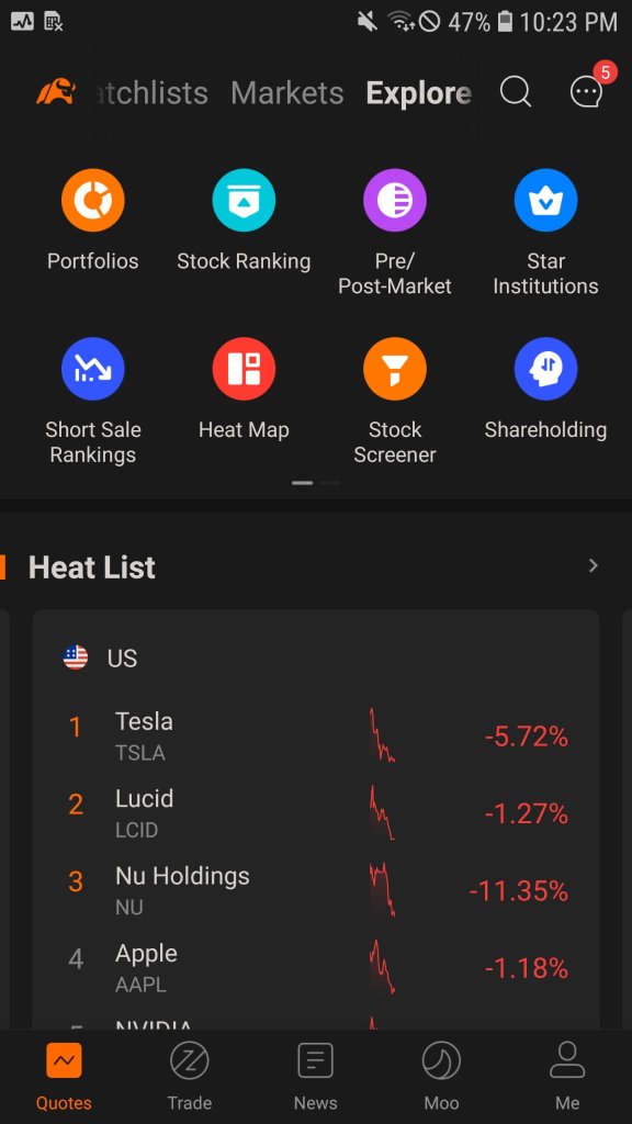 How to use the star institutions in the most effective way possible with the data provided by Moomoo