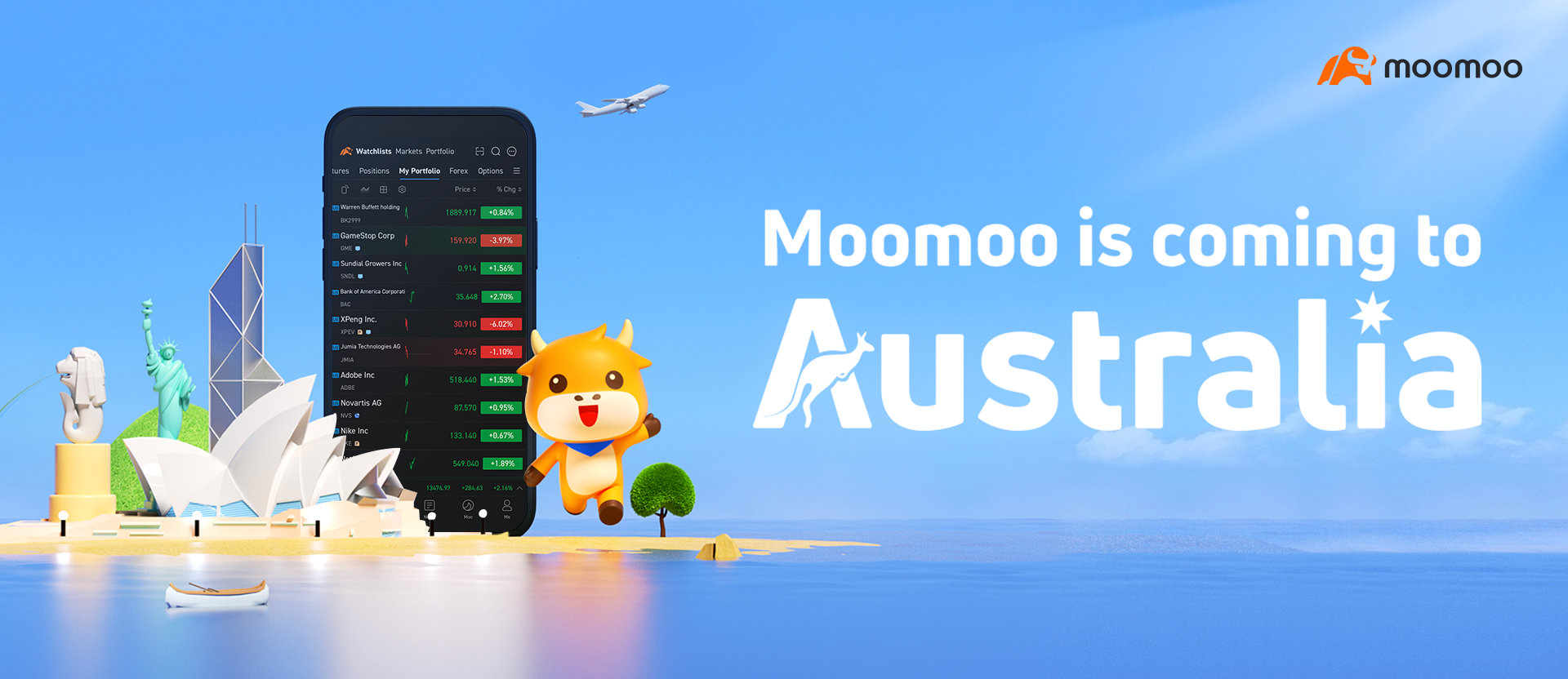 moomooが豪州でのローンチを発表：オーストラリアの投資家にオンライン投資のワンストップサービスを提供します