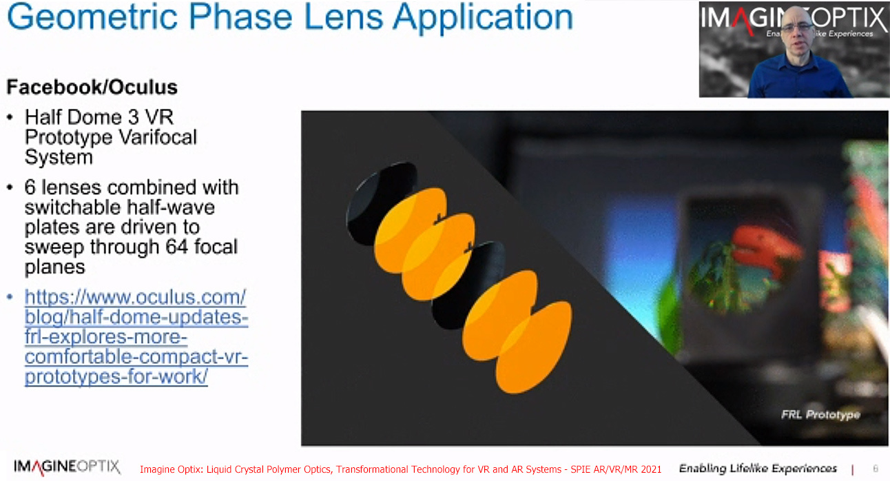 Meta收购了AR/VR变焦镜头制造商Imagine Optix