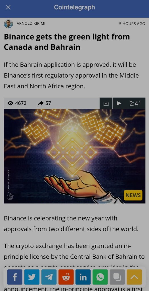 BNB get approval