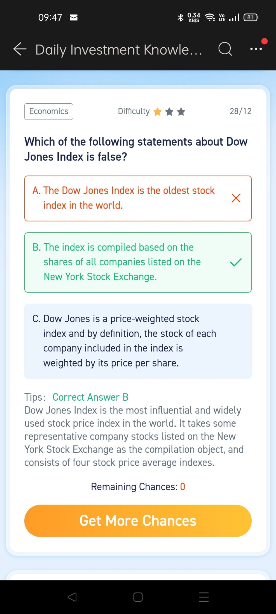 Quiz question is wrong?