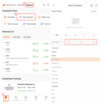 Stocks compare is a great tool to help you find the best stocks!