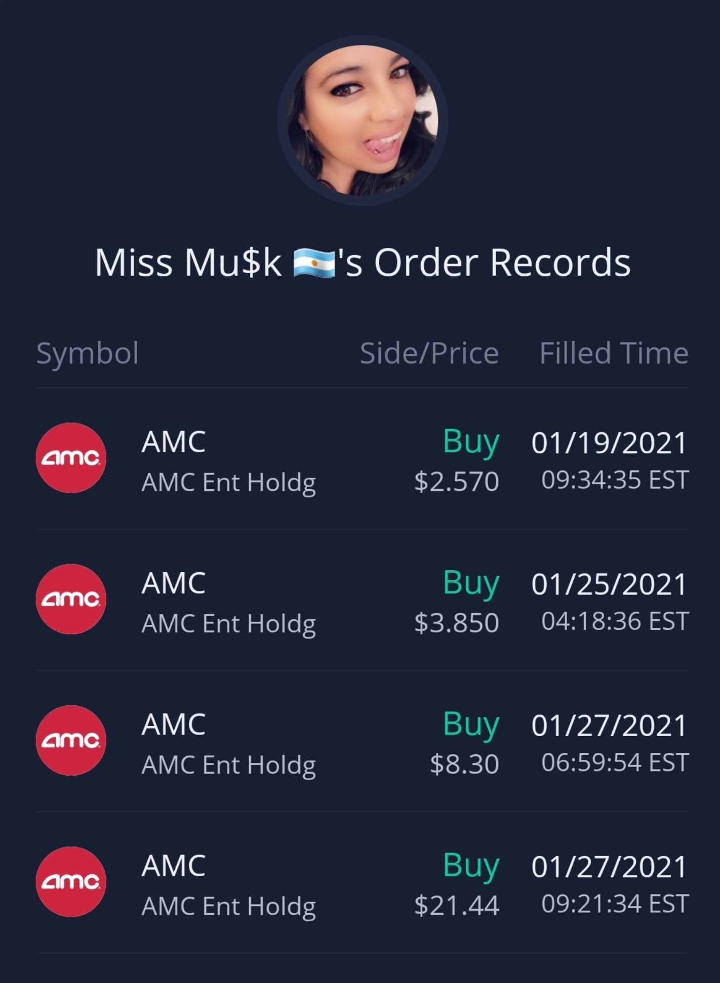 $AMC Entertainment (AMC.US)$ Today is the anniversary of the first squeeze 😊 I'm so sad to see it below the price it had 1/27/21