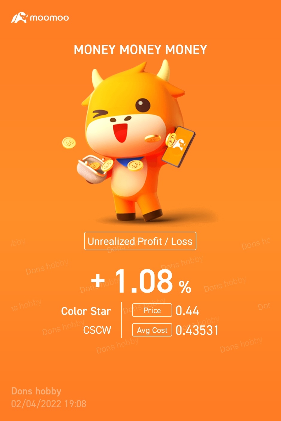 $Color Star (CSCW.US)$ 等不及到下週